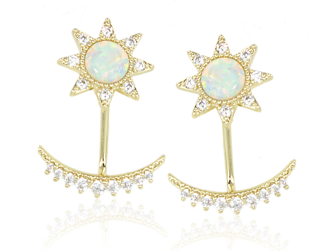 Paulina Earring White Opal