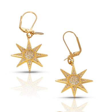 Gold Star Earring