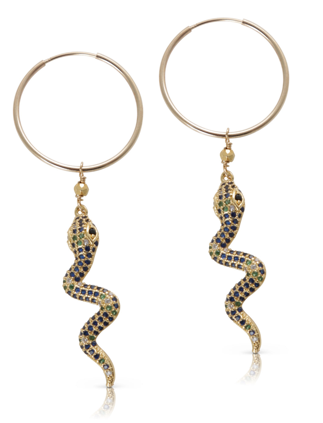 Slitherin Hoop Earring
