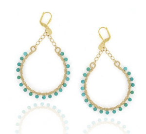 Vianca GF LG Turquoise Earring