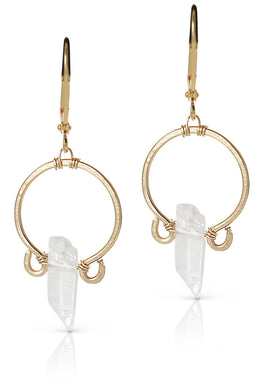 Challaway Crystal Quartz Earrings