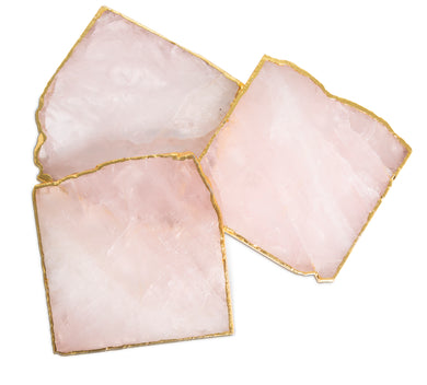 Rose Quartz Coasters