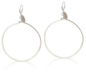 Magda Silver Hoops