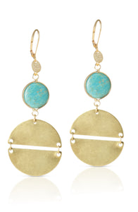 Trindal turquoise earring